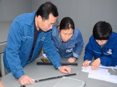 公司舉辦色差、色棋測試